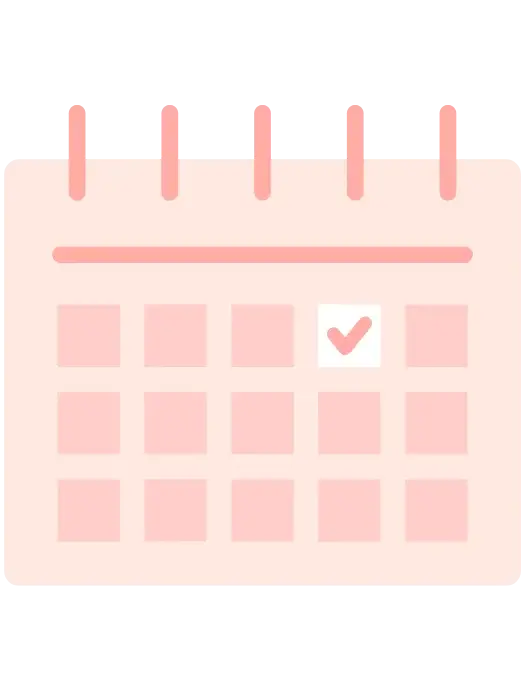 スマホで簡単日程選択するだけ予約