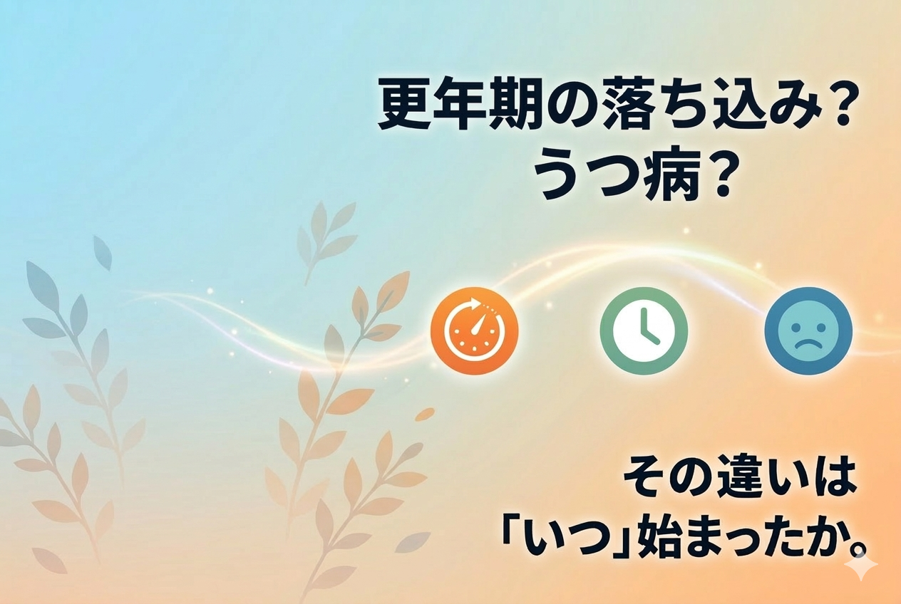 【医師監修】気分の落ち込み・涙が止まらない… 更年期とうつ病との違い | 正しいケアの見つけ方